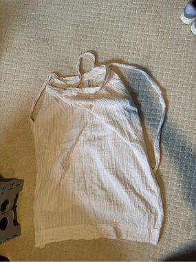 FREE PEOPLE White Ribbed Skirt